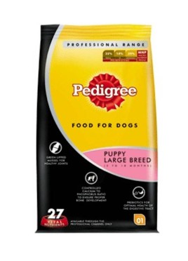 Pedigree Dog Food Puppy Large Breed Professional -3Kg